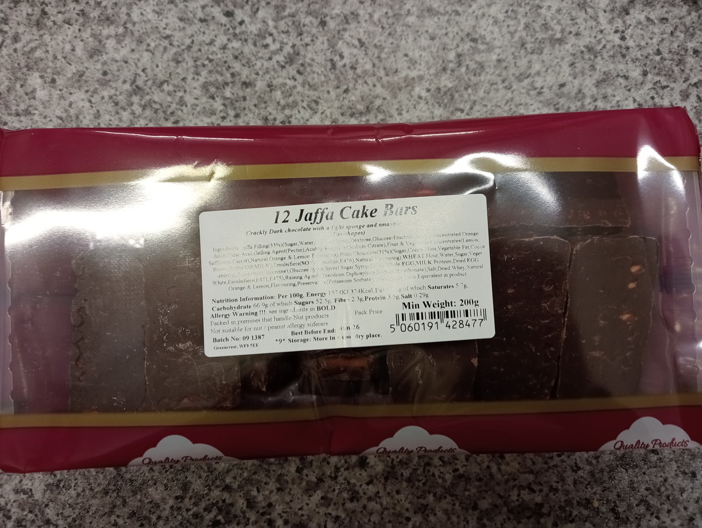 Tray of 12 x Jaffa Cake Bars