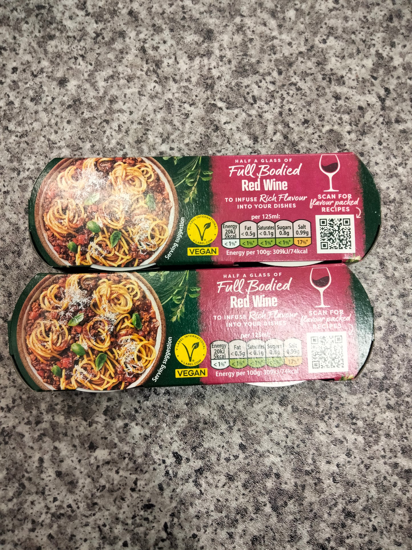 2 X 2pk Knorr red wine stock pots