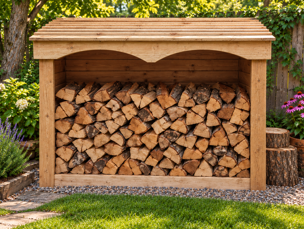 Super heavy duty log store 1.2m tall, 1.2m wide, 0.5m deep
