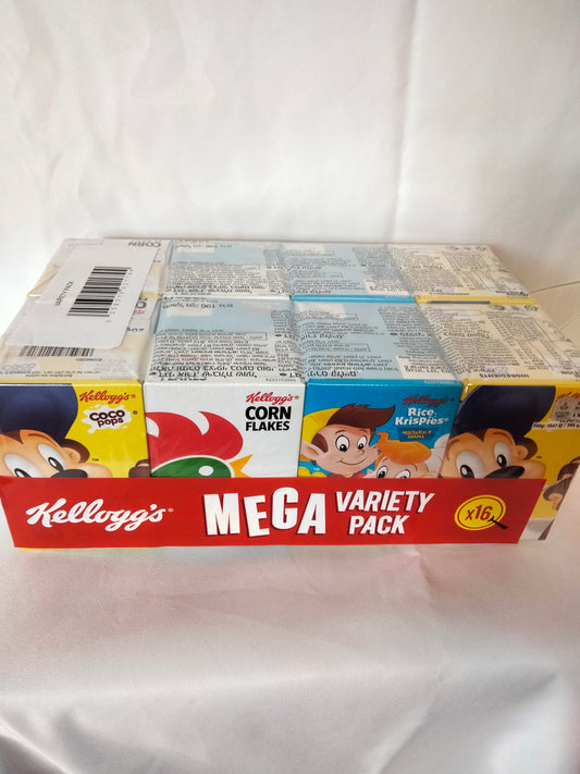 Kellogg's mega variety 16pk cereals