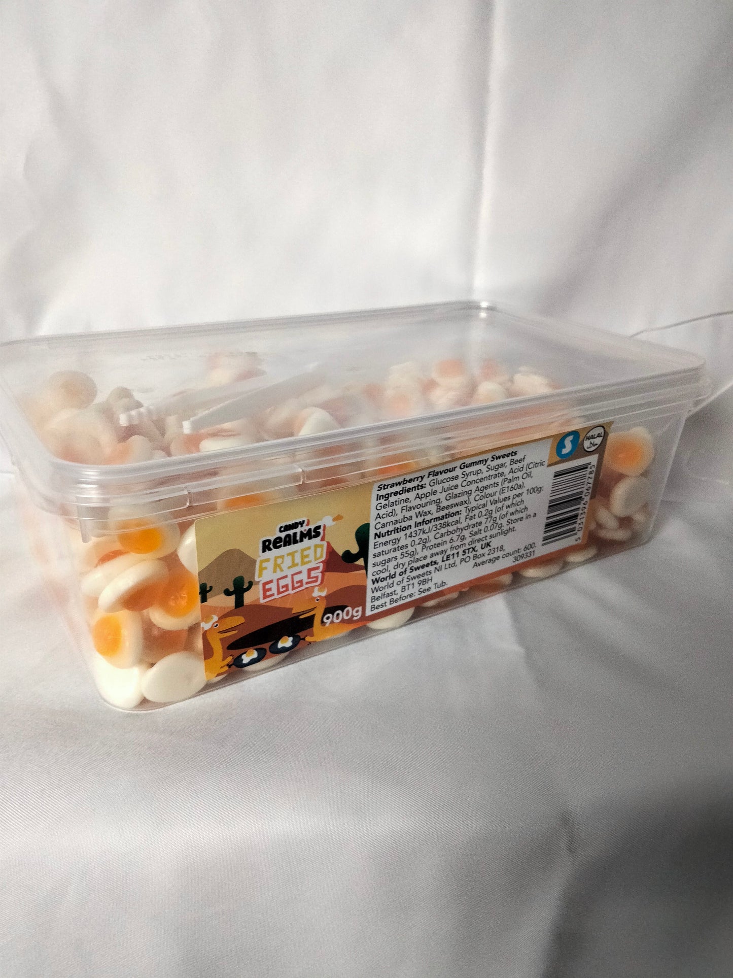 900g tub of mini fried eggs