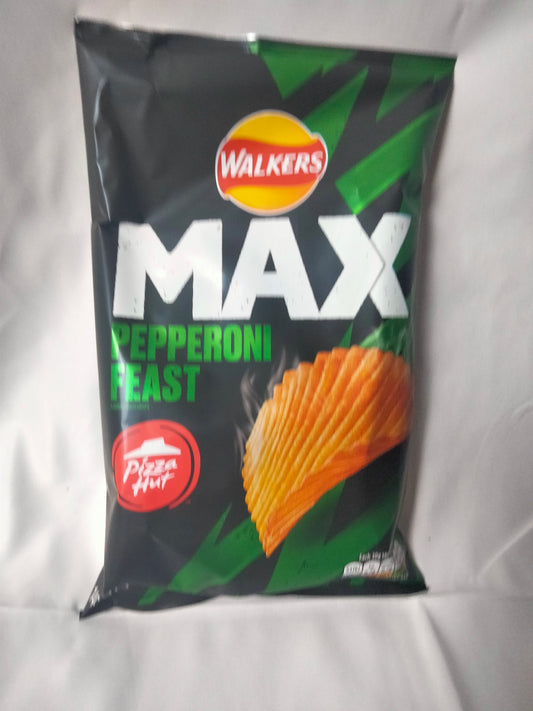 Walkers Max pepperoni feast 140g share bag