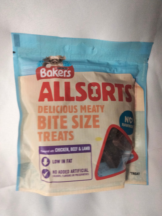 Bakers All sorts bite size treats 98g