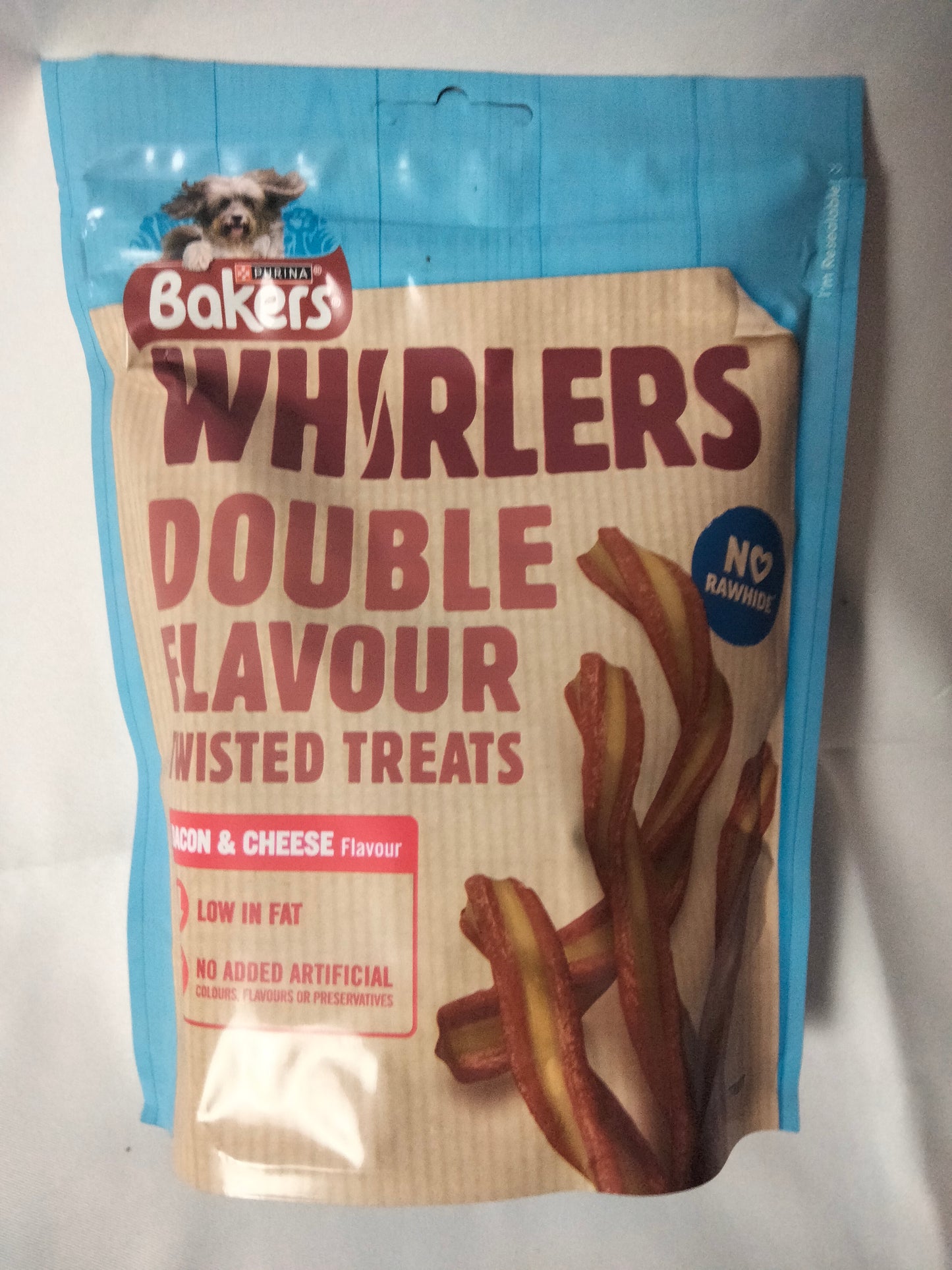 Bakers whirlers double flavour twisted treats 130g