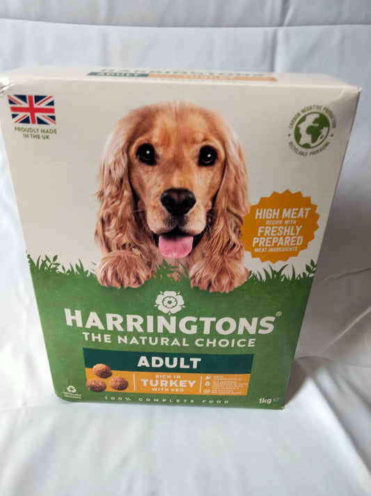 Harrington adult complete dog food turkey 1kg