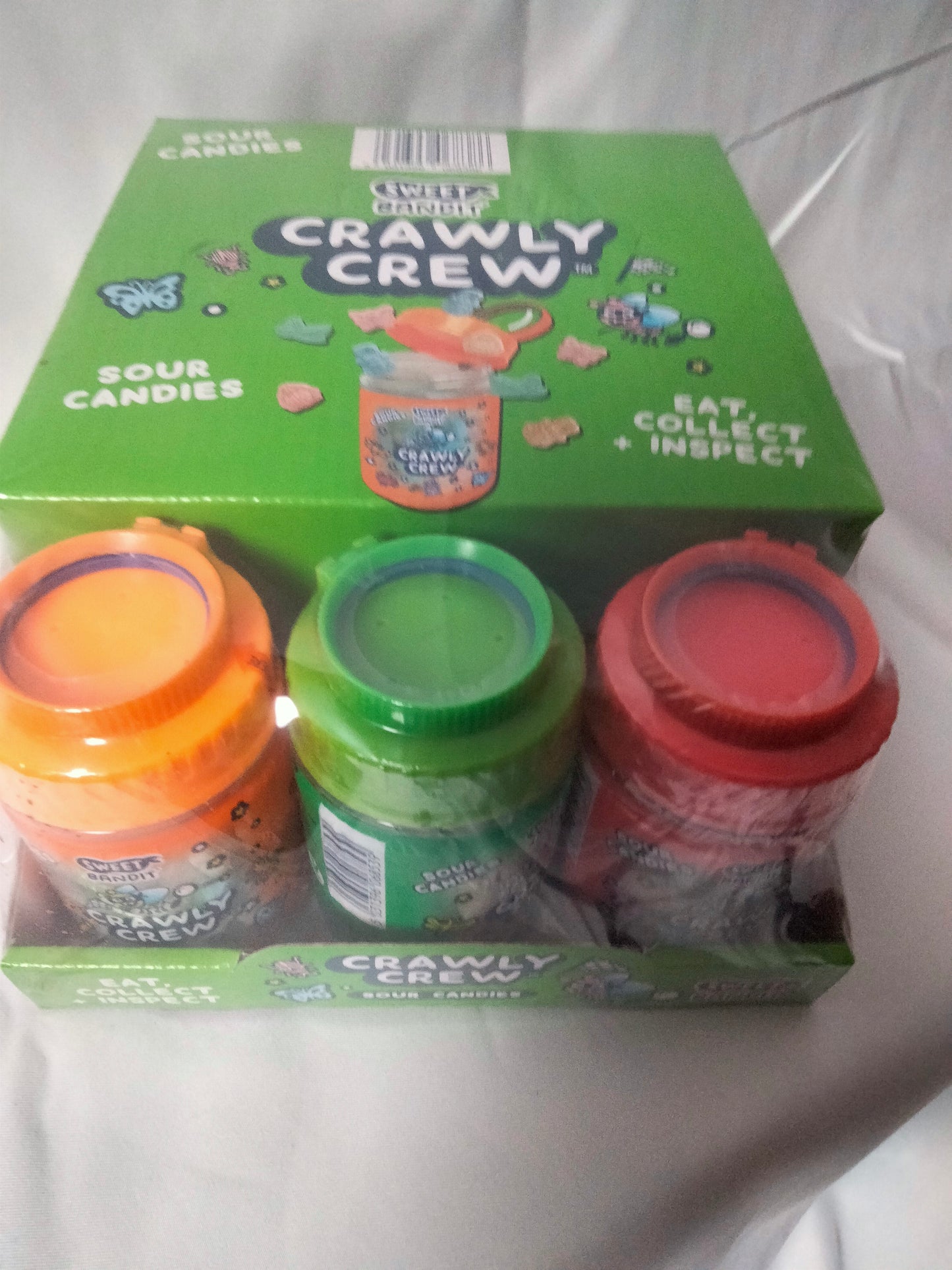 Crawly crew sour candies 12x70g