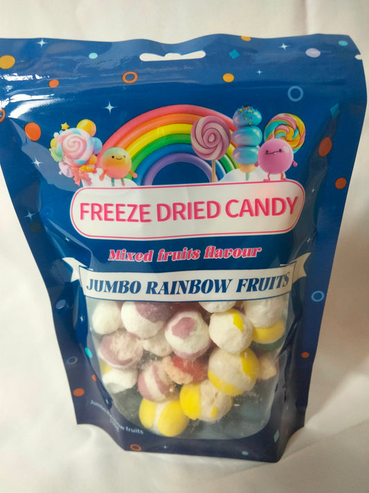 Freeze dried jumbo rainbow fruits