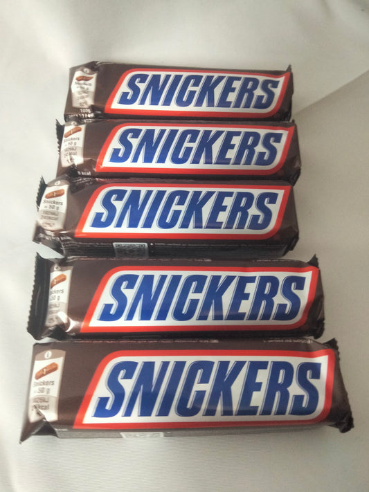 5 X full size Snickers