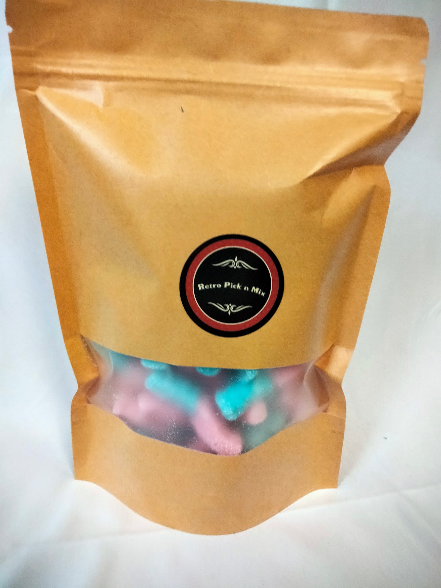 Fizzy bubblegum bottles pouch 350g