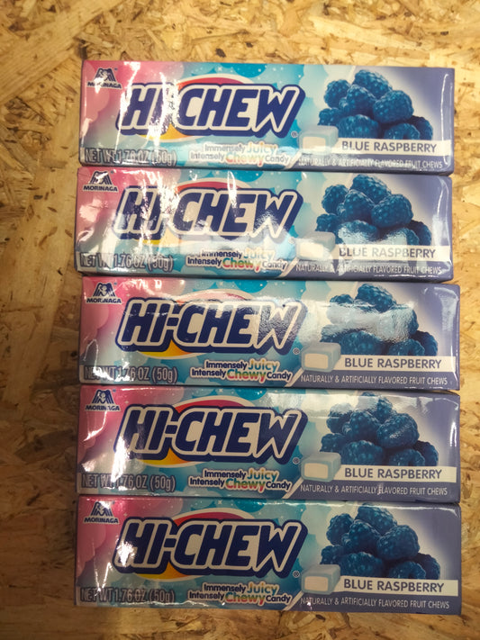 5 x Hi-Chew Blue raspberry 50g