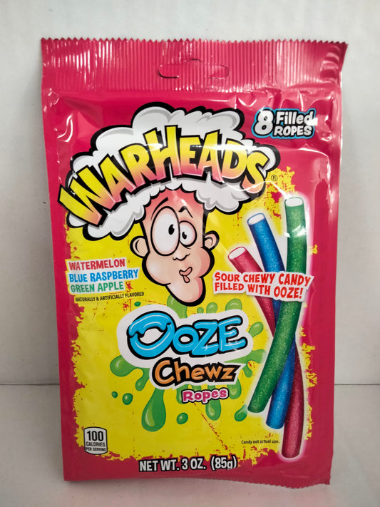 Warheads ooze chewz ropes 85g