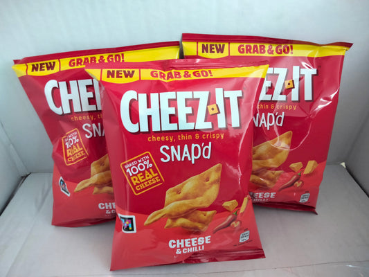 3 X 40g Cheez-its cheese & chilli snacks