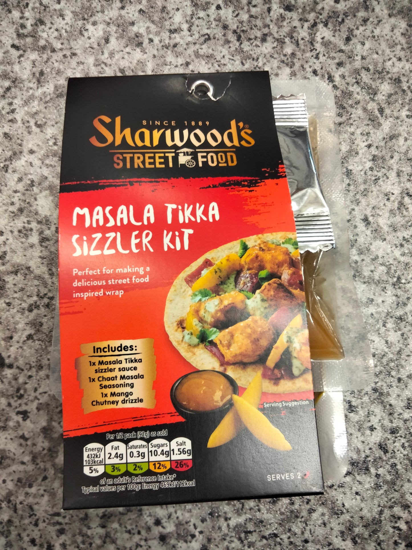 Sharwoods masala tikka sizzler kit