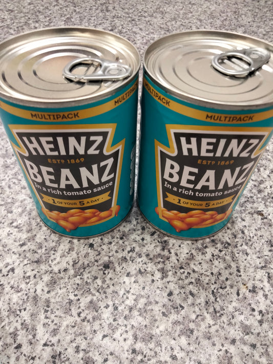 2 x Heinz beans 400g