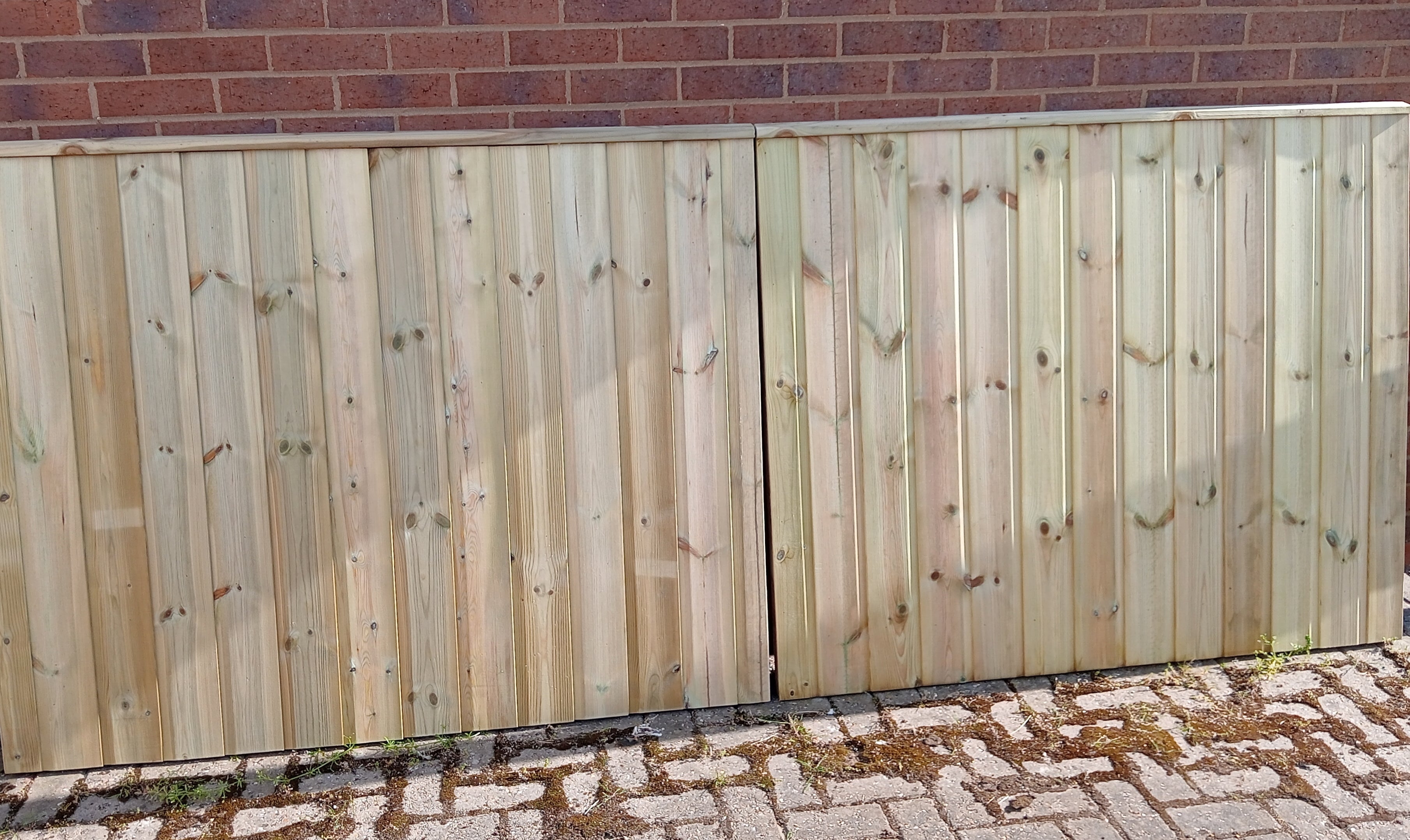 Pair of driveway gates, made to you measurements.