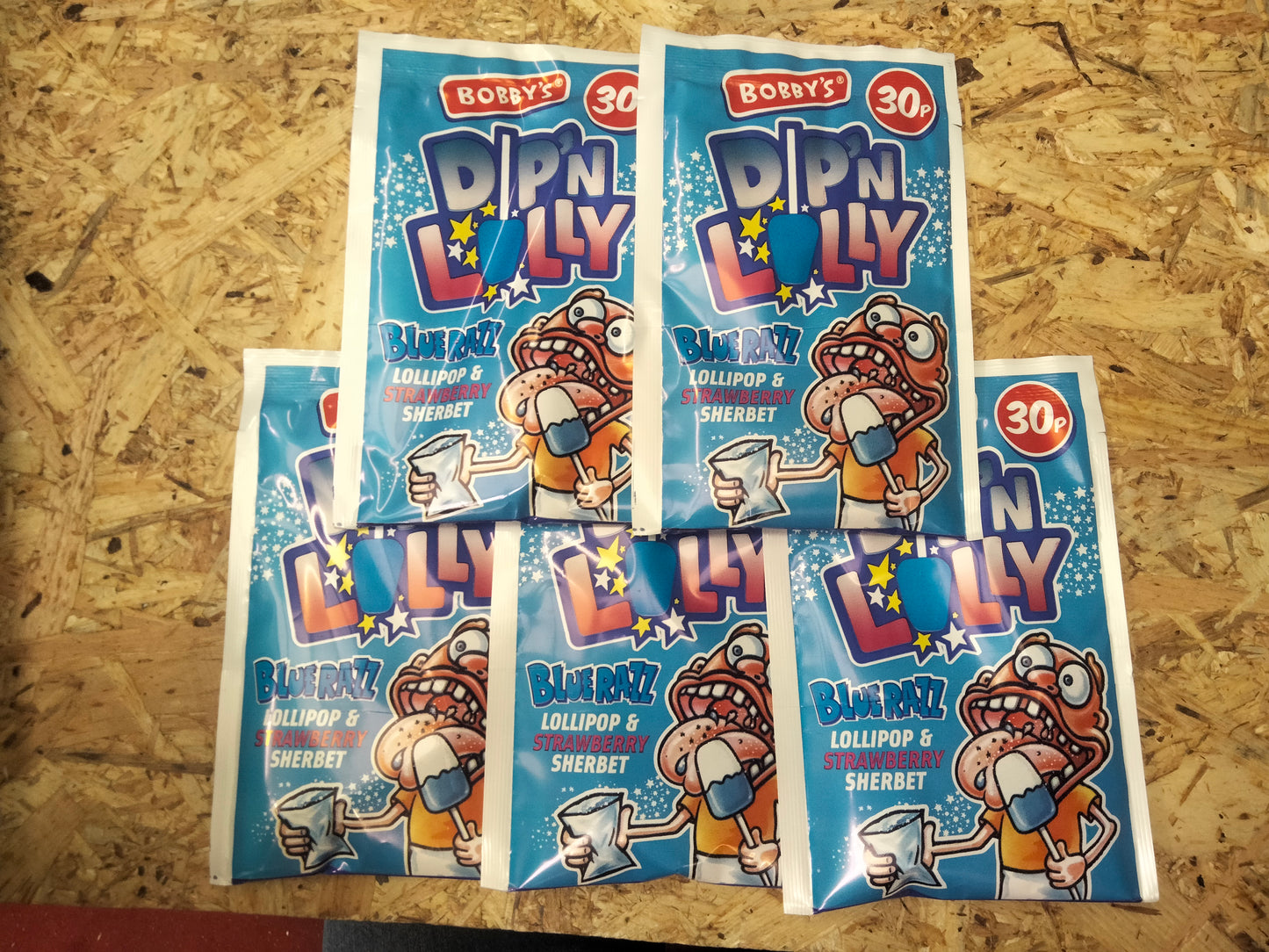 5 x Bobby's Dip n Lolly 14g