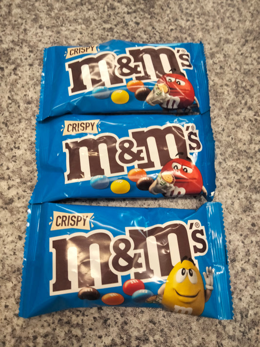3 x M&Ms crispy standard pack