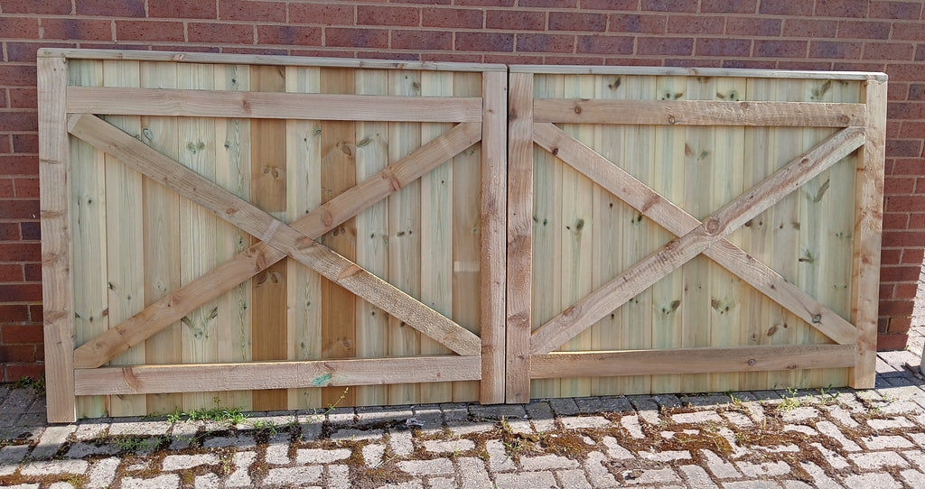 Pair of driveway gates, made to you measurements.