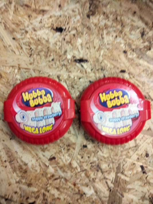 2 X Hubba bubba bubble gum rolls