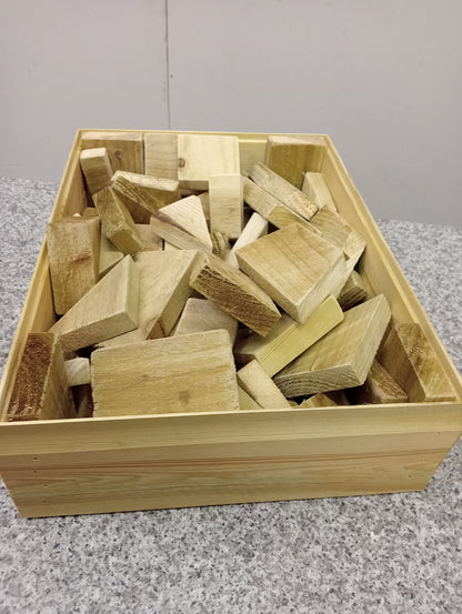 Box of assorted building Blocks