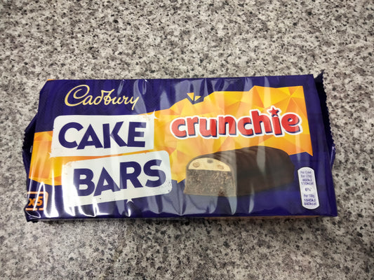 Cadbury crunchie cake bars