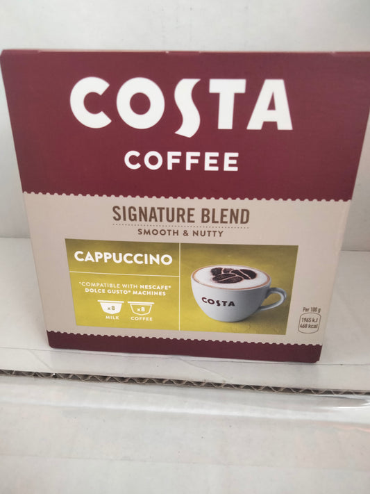 Costa dolce gusto cappuchino pods