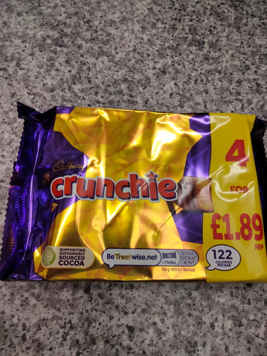 Cadbury crunchies 4pk