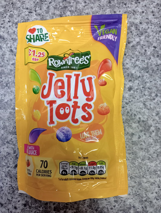 Rowntrees Jelly tots share bag 110g