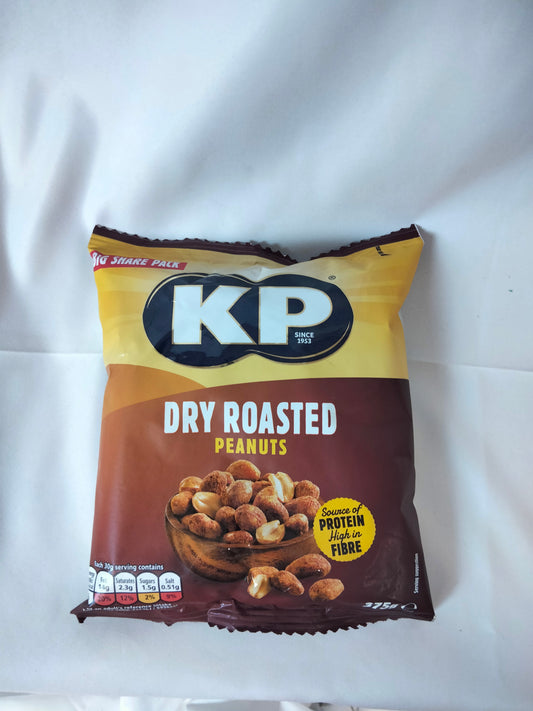 KP dry roasted peanuts 375g