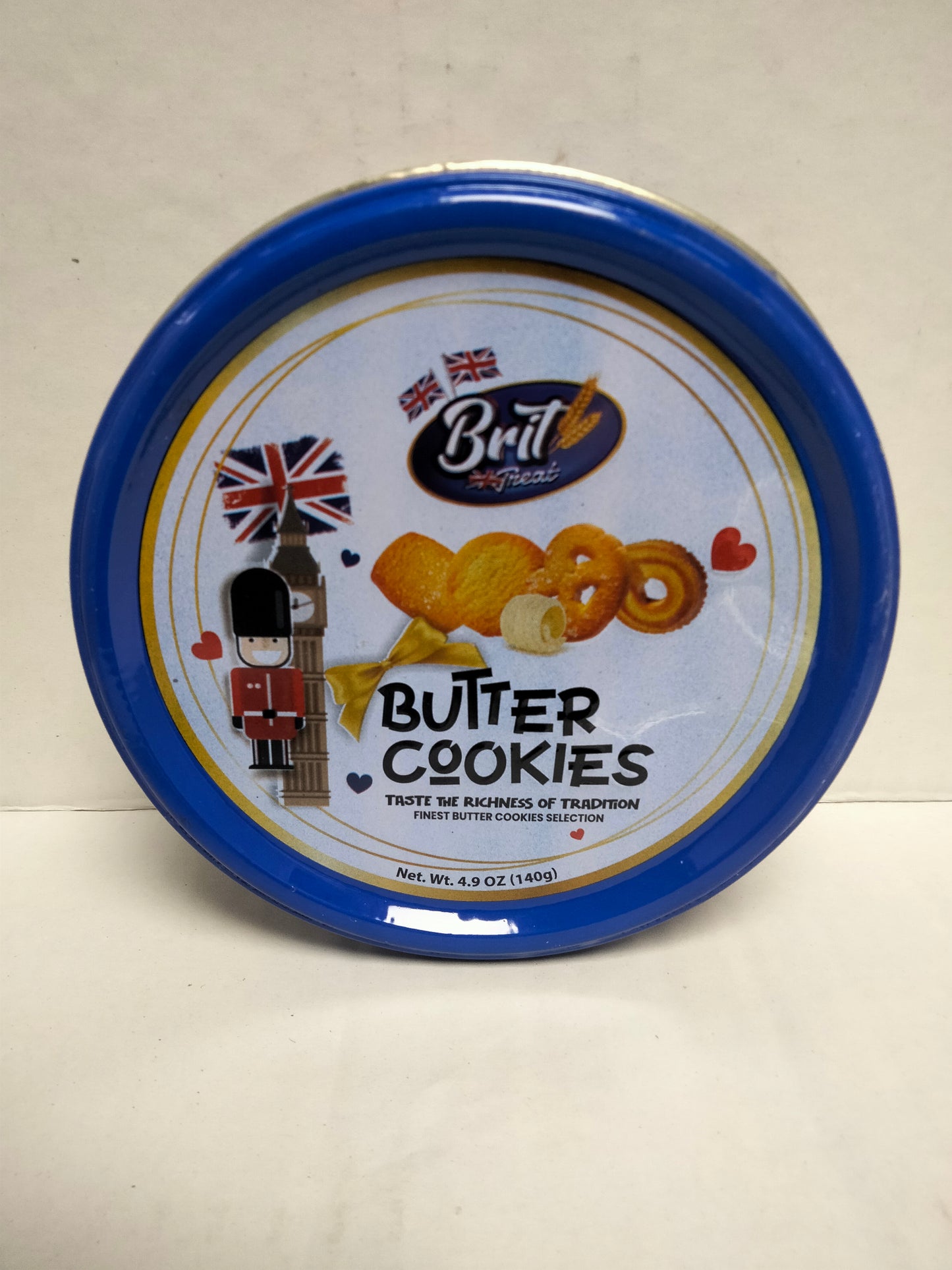 Brit Butter cookies mini tin 140g