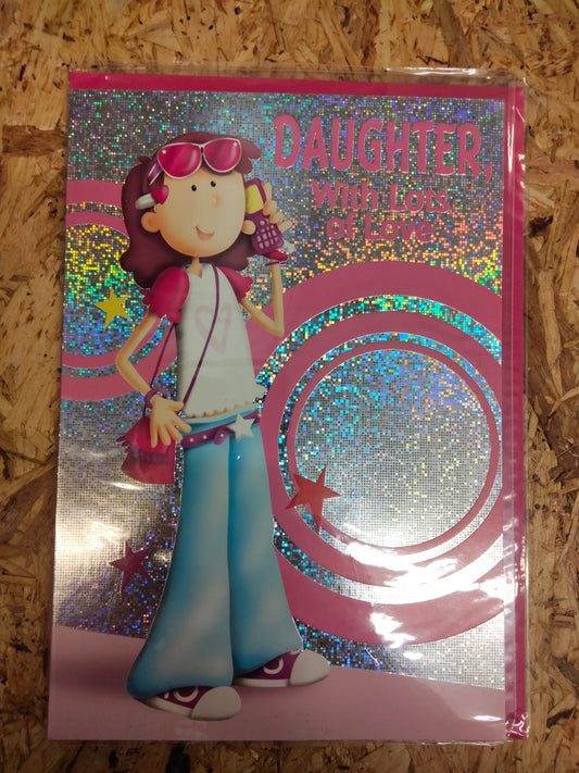 Daughter birthday card T006
