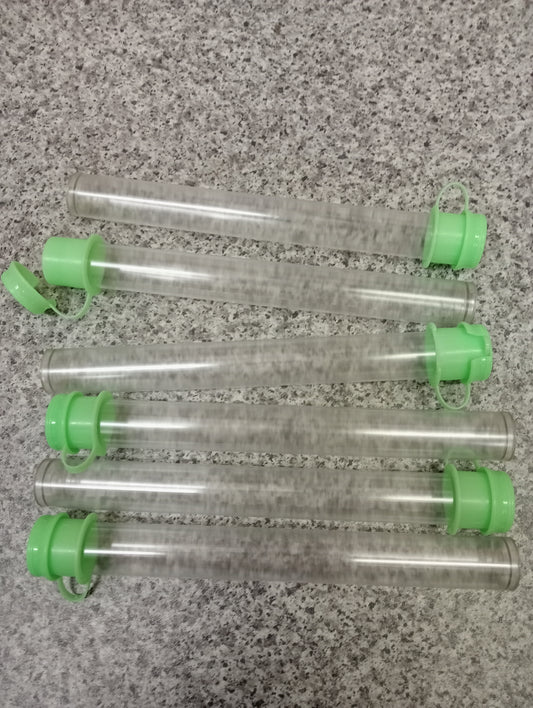 6 x Sweet tubes (empty)