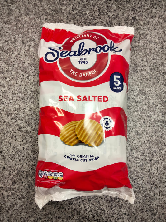 Seabrook sea salted crisps 5pk