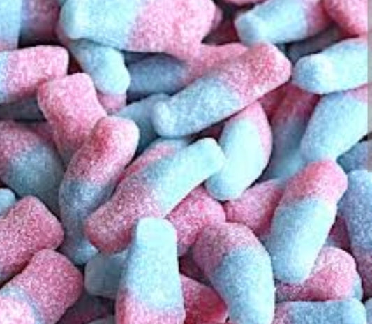 Fizzy bubblegum bottles 100g