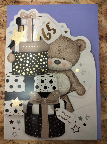Your 65 birthday card T001
