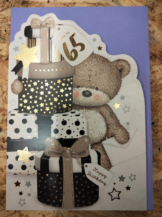 Your 65 birthday card T001