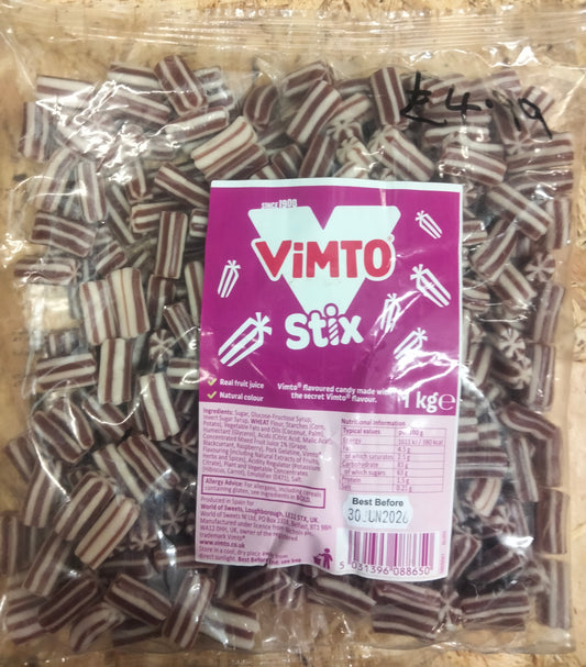 Bulk 1kg bag of Vimto stix