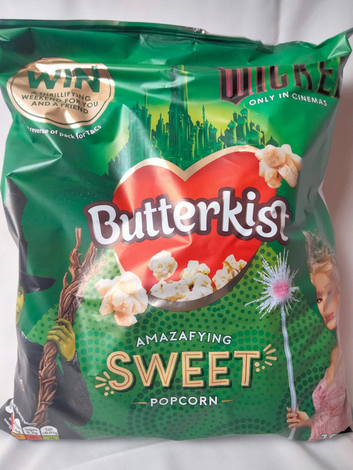 Butterkist sweet popcorn 180g