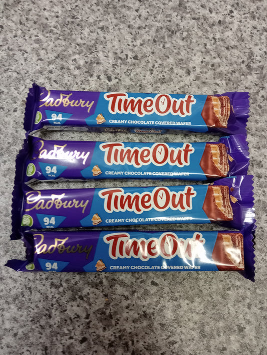 4 x Cadbury TimeOut bars