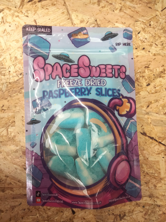 Freeze dried raspberry slices 50g