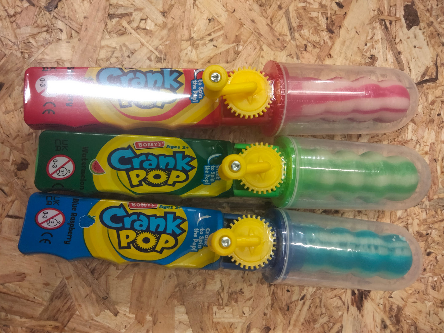 3 X crank pops