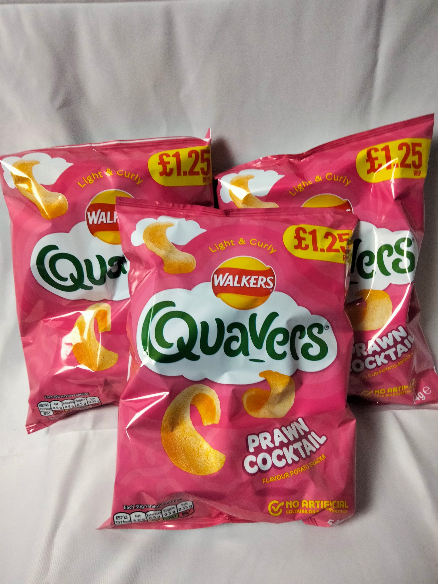 3 x 54g Quavers prawn cocktail