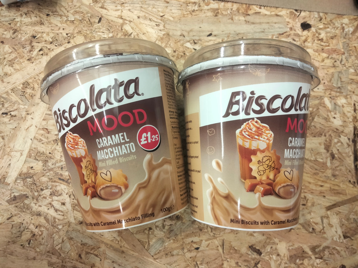 2 x Biscolata caramel macchiato biscuits 100g