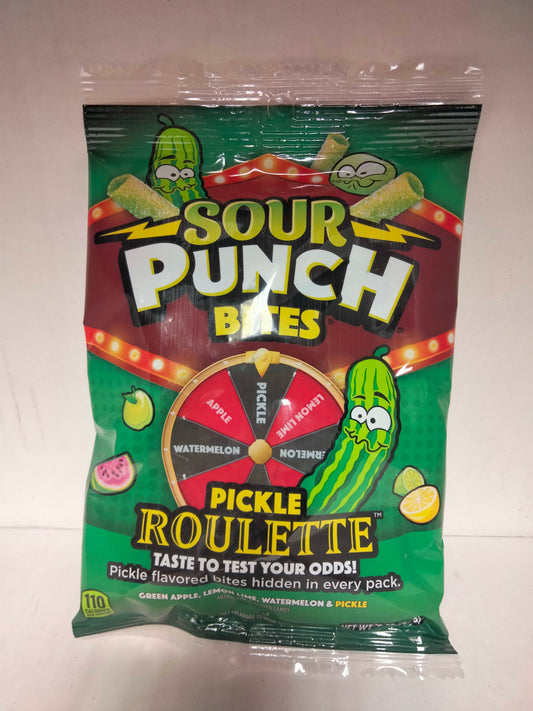 Sour punch bites (pickle roulette) 140g