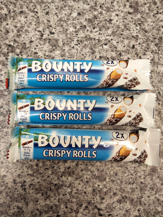 3 x Bounty crispy rolls