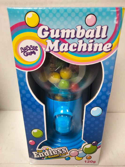 Gumball machine with gumballs