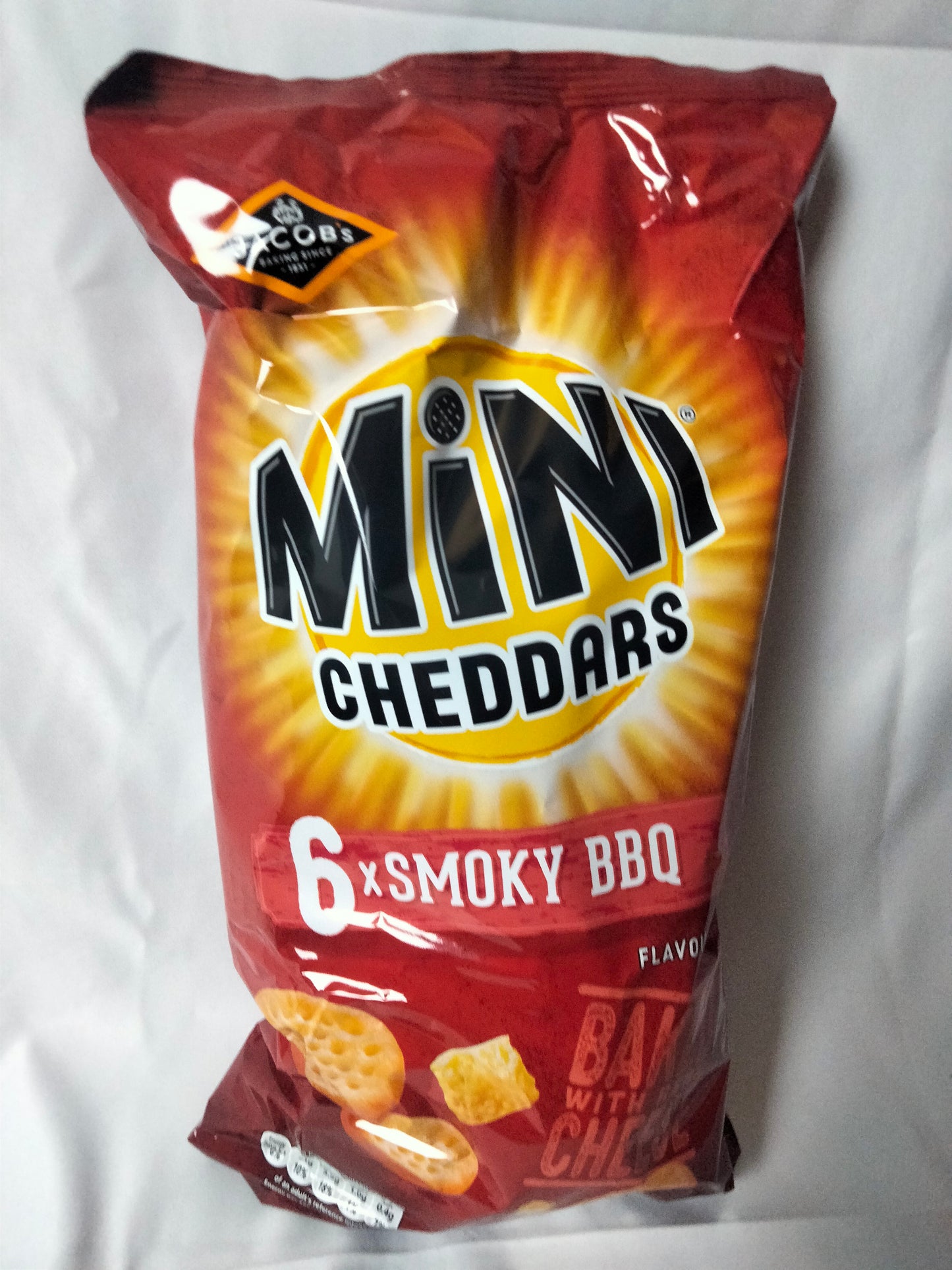 Mini cheddars smokey BBQ 6pk