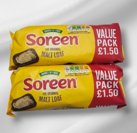 2 x Soreen malt loaf