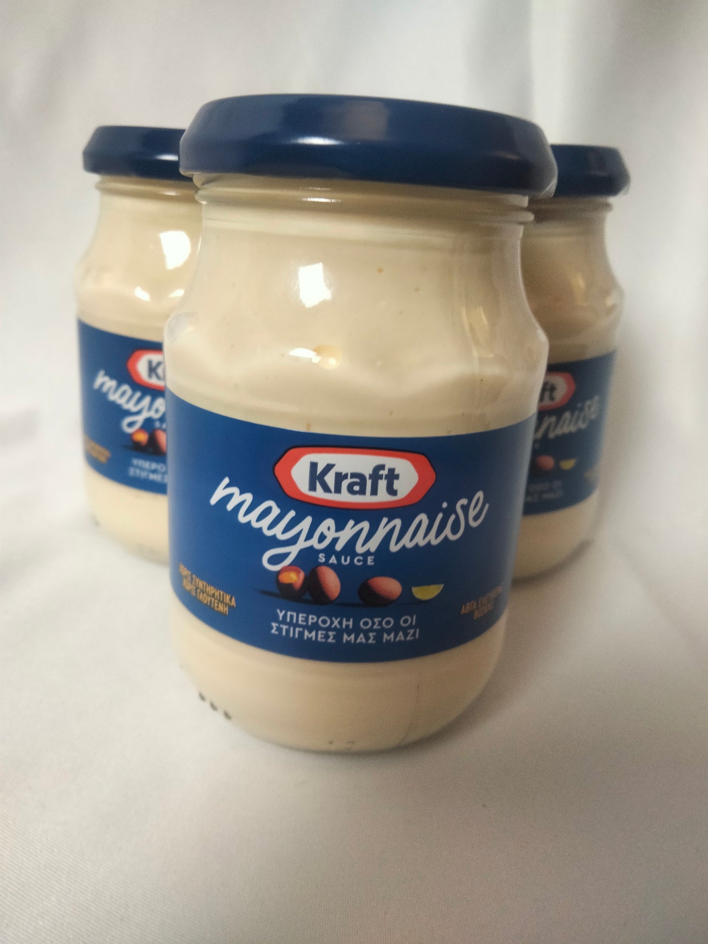 3 X jars of mayonnaise 185ml