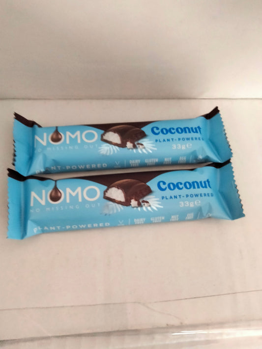 2 x Nomo coconut bars